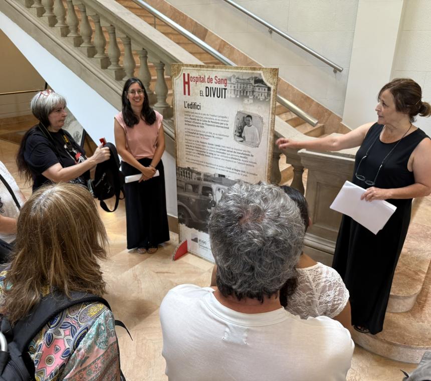La Federació Catalana de Donants de Sang visita l’escenari històric del primer banc de sang del món, en l’any dedicat al Dr. Frederic Duran i Jordà
