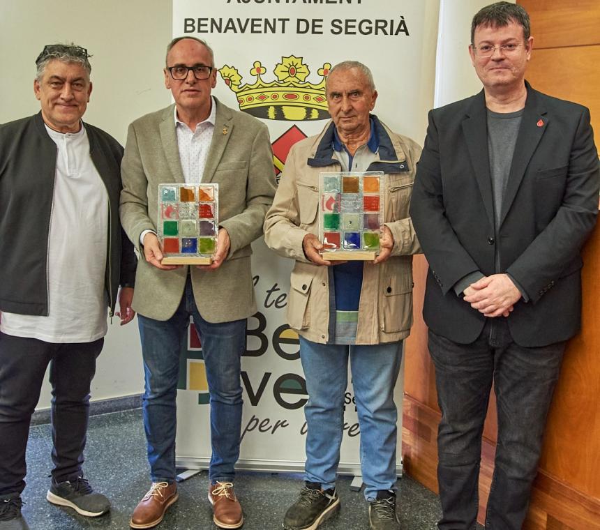 Benavent de Segrià inaugura un monument en homenatge als donants de sang i referma el seu compromís amb la vida