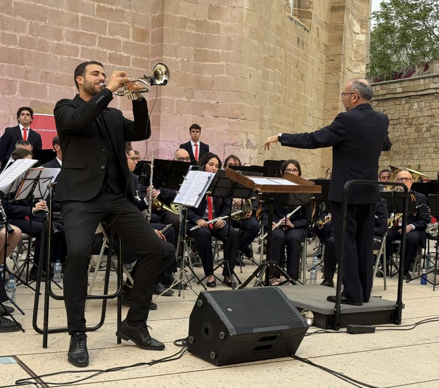 La Federació Catalana de Donants de Sang dona visibilitat a la dimensió humana i voluntària de la donació al Concert de Primavera de Tortosa