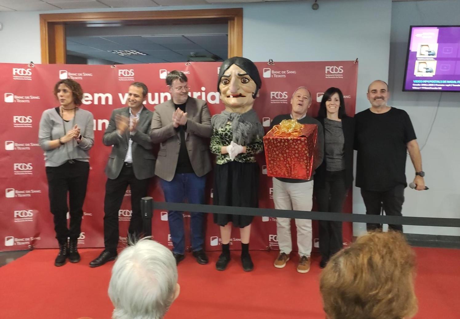 Postal de Nadal de la Federació Catalana de Donants de Sang