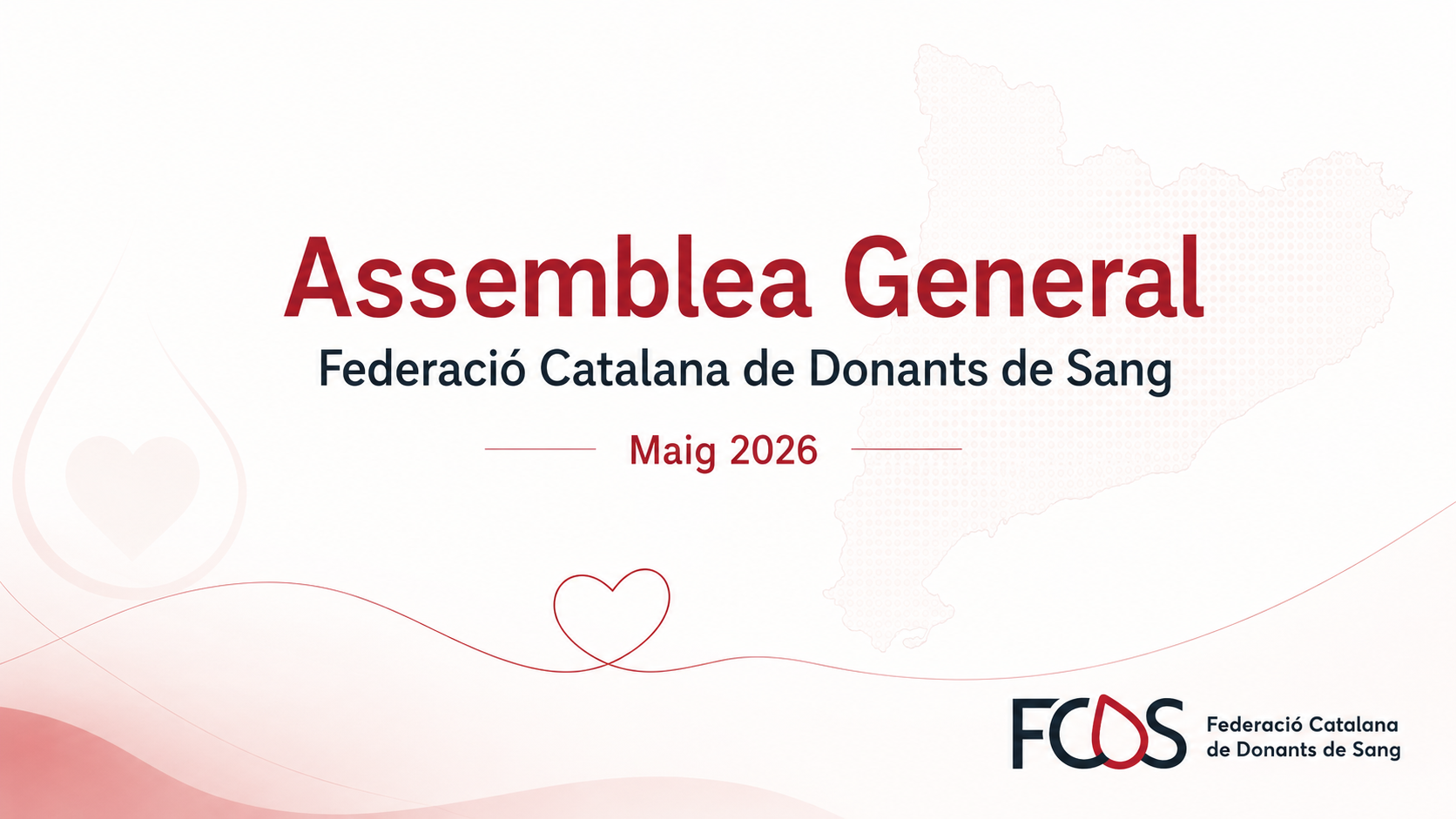 Assemblea General de la Federació Catalana de Donants de Sang 2026