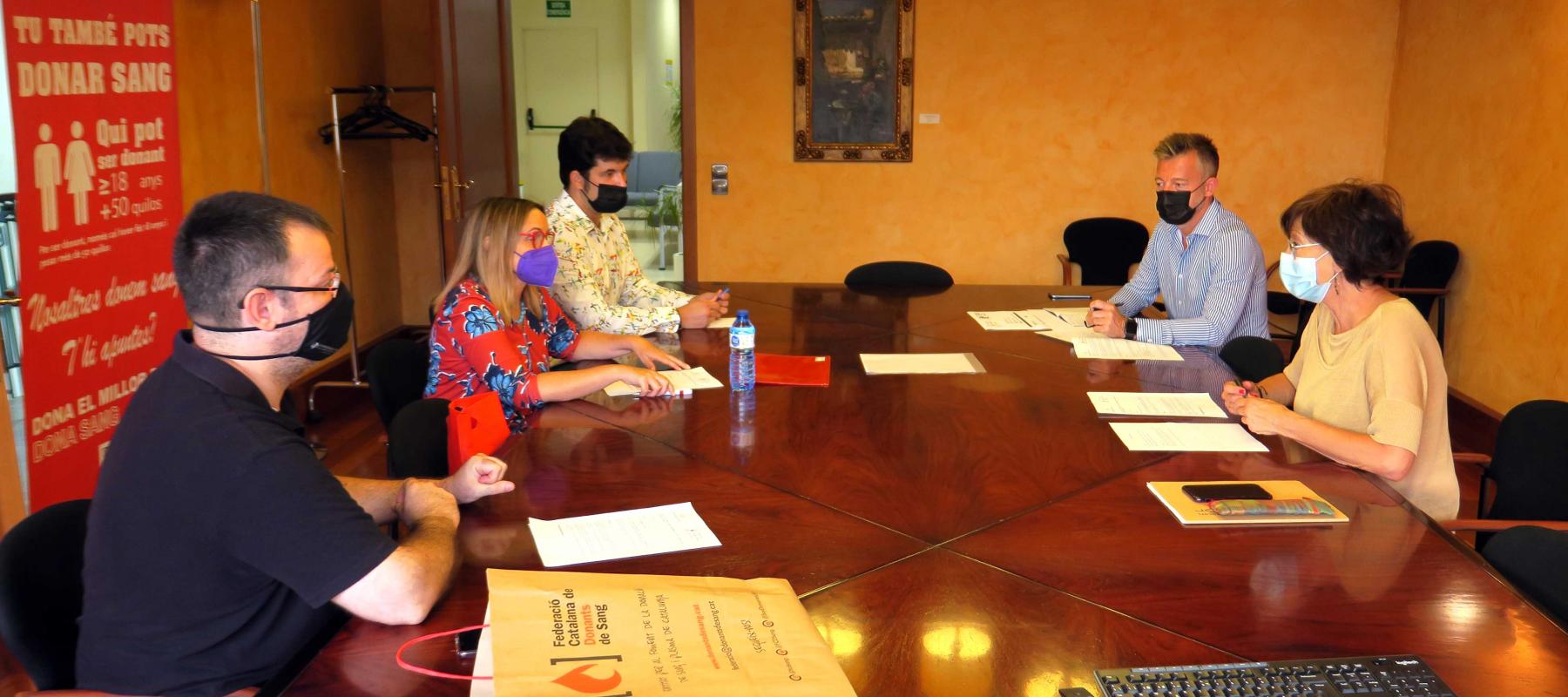 Representants de l'ADS Segrià es reuneixen amb la regidora de Salut de l'Ajuntament de Lleida
