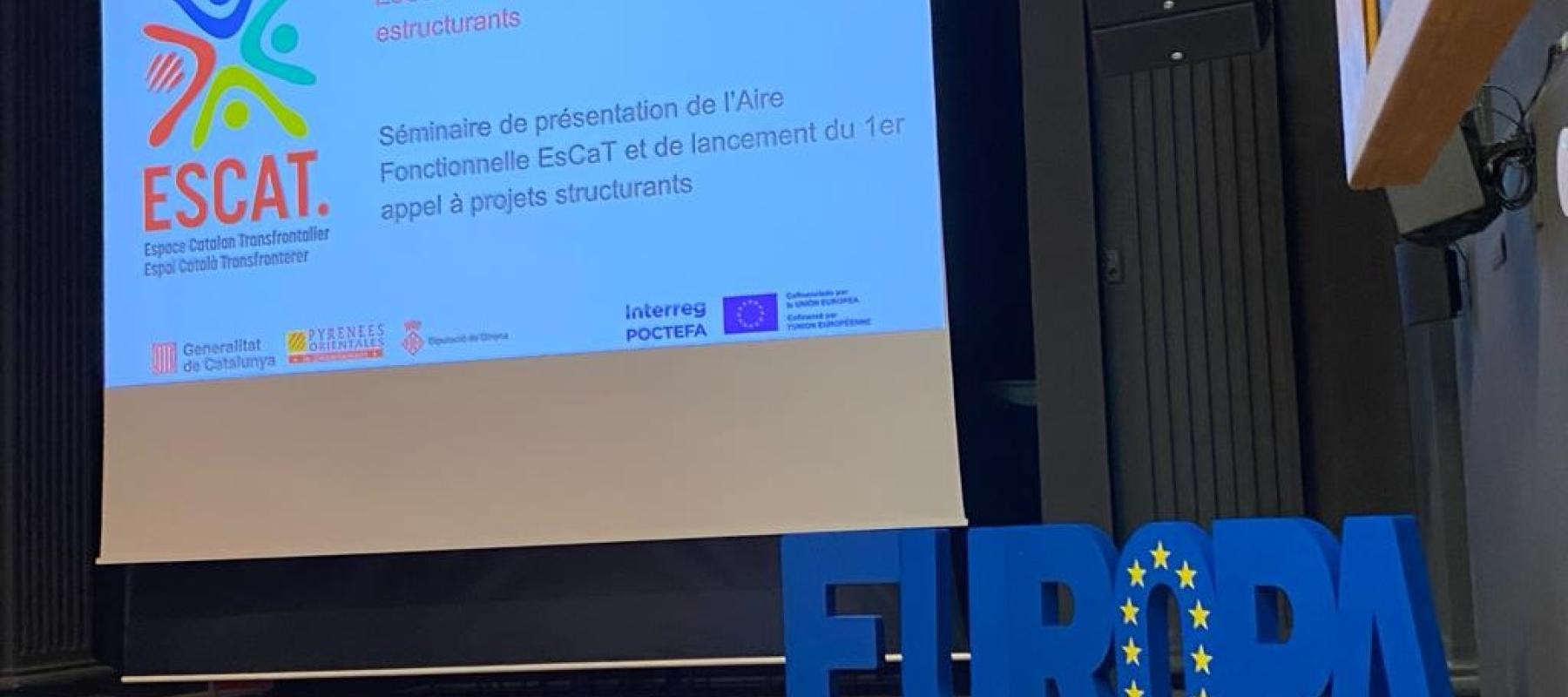 Presentació Àrea Funcional de l'Espai Català Transfronterer. Gener 2024