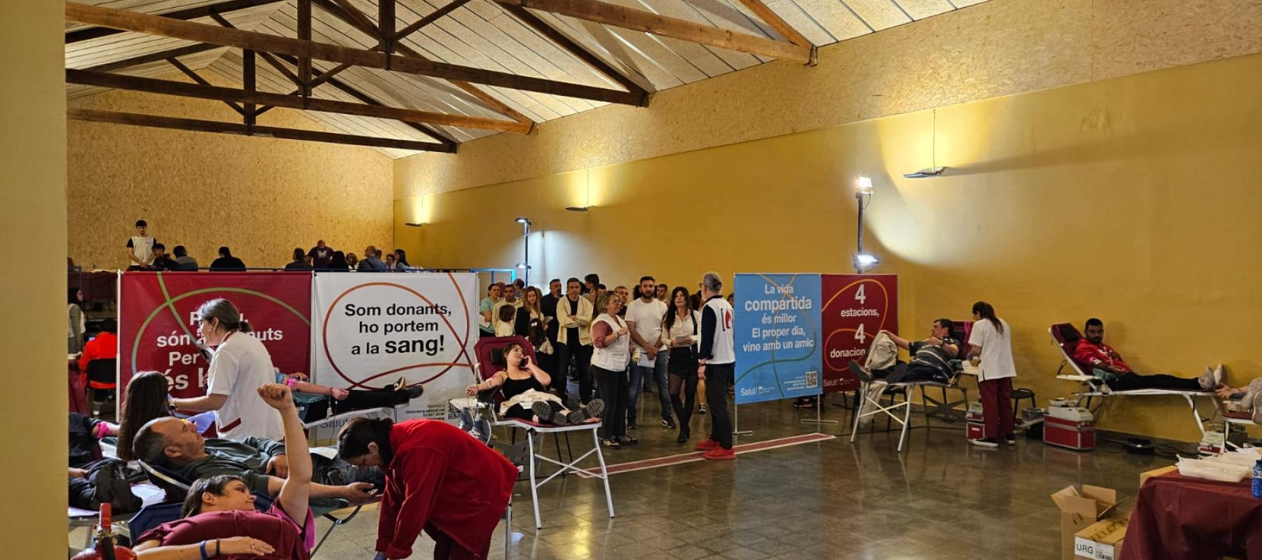 Sala donació Marató de Tortosa