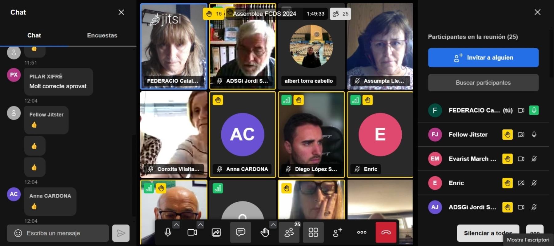 Assemblea General Federació Catalana de Donants de Sang - Foto de part del grup
