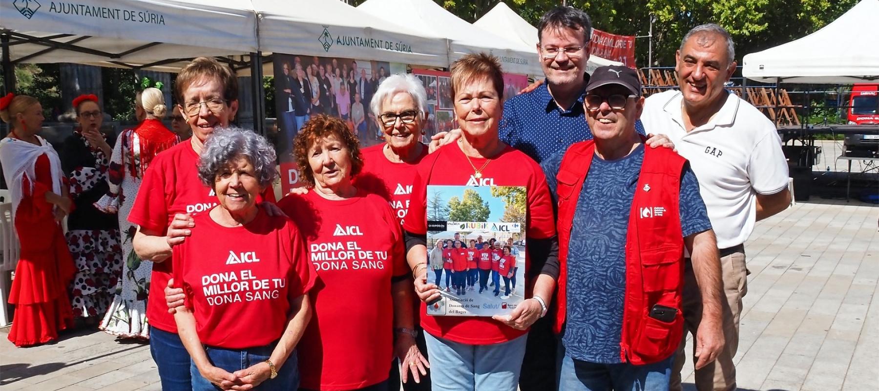Súria vibra amb la Marató de Donació de Sang i Plasma i acull la reunió de la Junta de la Federació